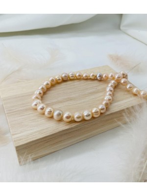 Mucize Taş Barok Inci 10-11 mm Doğal Taş Dizi