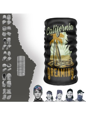 Extreme California Dreaming Boyunluk Bandana Baf Toka Maske Saçbandı