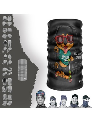 E-Taktik Extreme Çılgın Köpek Boyunluk Bandana Baf Toka Maske Saçbandı