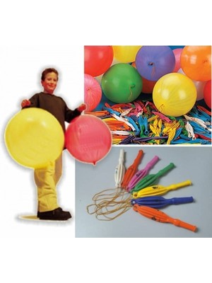 Periboia Lastikli Punc Balon - 10 Adet