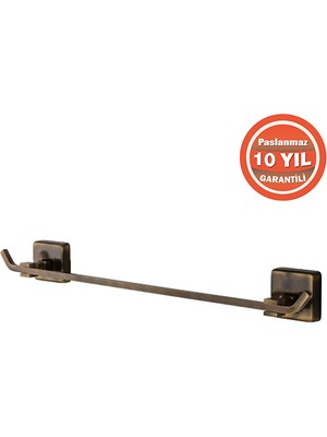 Çelik Banyo KU10-006.2 Paslanmaz Pirinç Kumru 50 cm Uzun Havluluk Antik