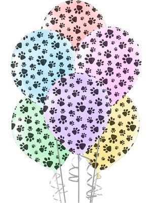 Kidspartim Makaron Pati Baskılı Karışık Balon 10 Adet