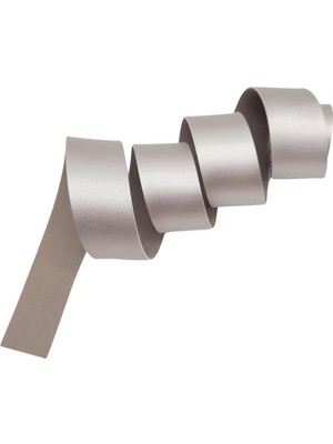 Angel Çanta Aksesuar 4 cm Şerit Suni Deri Gümüş Renk 1 Metre