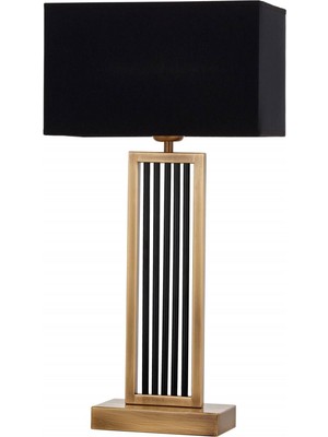 Erdem Abajur E27 12W 30cm Metal Eskitme Avonni-ML-9136-1E