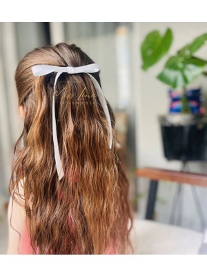 Miss Lina Vintages Beyaz Fiyonk Toka