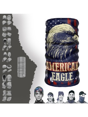 Extreme American Eagle Boyunluk Bandana Baf Toka Maske Saçbandı