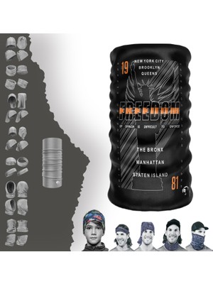 E-Taktik Extreme Turuncu Freedom Boyunluk Bandana Baf Toka Maske Saçbandı
