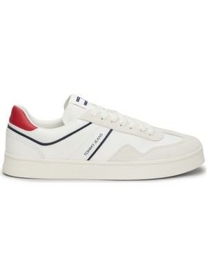 Tommy Hilfiger Tjm Leather Retro Cupsole Mavi Erkek Sneaker