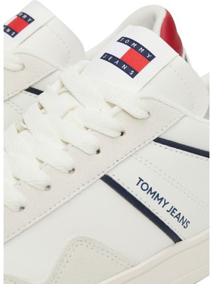 Tommy Hilfiger Tjm Leather Retro Cupsole Mavi Erkek Sneaker