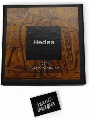 Hedea Lotus Çiçeği Hedea Mısır Tılsımları Kolleksiyonu Kadın Küpe Kolye Ucu Set