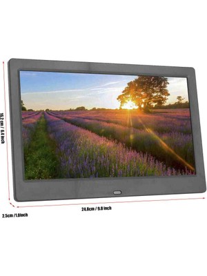 Beemen Dijital Fotoğraf Çerçevesi IPS LCD Panel 1280*800 Uzaktan Kumanda Mp3 Çalar Dijital Çerçeve