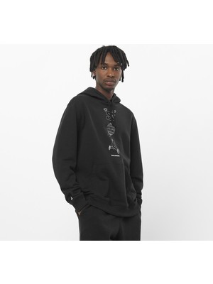 Salomon Worthy Erkek Sweatshirt - Siyah