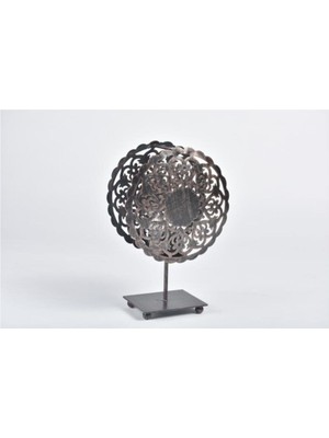 Setabianca Seta Oriental Fener Yuvarlak Stand Bronz 26 cm