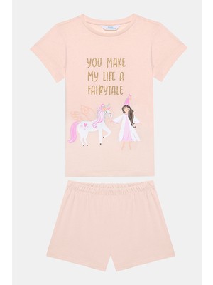 Penti Kız Çocuk Sparkle 2li Çok Renkli Pijama Takımı