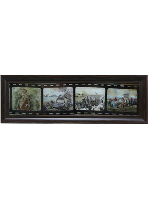 e38 EL İŞÇİLİĞİ CAM BOYAMA TABLO 44*134 cm - 5915
