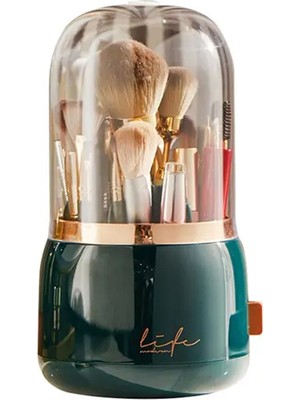 Ezere Toz Geçirmez Masaüstü Makyaj Fırçası Düzenleme Kutusu Organizer