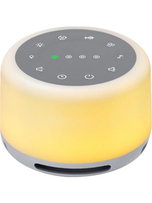 Beyaz Gürültü Makinesi Bebek Uyutma ve Yetişkinler Için Doğal Sesler 7renkli Zamanlamalı Gecelambası