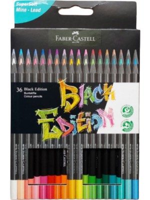 Faber-Castell Black Edition Boya Kalemi 36 Renk