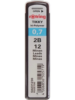 Rotring Tikky Yüksek Kaliteli Kurşun Kalem Ucu 0.7 mm (2b)