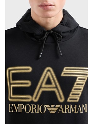 Ea7 % 100 Pamuklu Regular Fit Kapüşonlu Sweat Erkek Sweat 3DPM64 Pjshz 0208