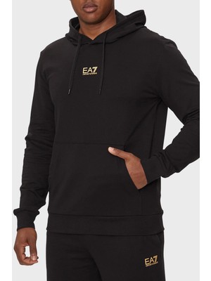 Ea7 % 100 Pamuklu Regular Fit Kapüşonlu Sweat Erkek Sweat 8NPM32 Pjvrz 0208