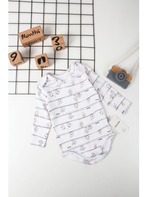 Murat Baby Birds Kuş Baskılı Unisex Çıtçıtlı Badi