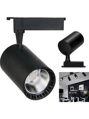 Shopzum Armatür LED Ray Spot 220V 30W Beyaz HT-0400