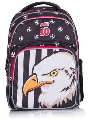 Sentor Siyah Beyaz Kartal Okul Çantası SNTILK22 01E