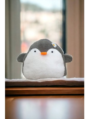 Pingu Penguen Yastık Uykucu Dolum Oyuncak 30CM Orta Boy Hediyelik Yastık