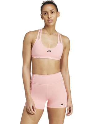 Adidas Pembe Sporcu Sütyeni JE3915 Aerım Ls Strngt