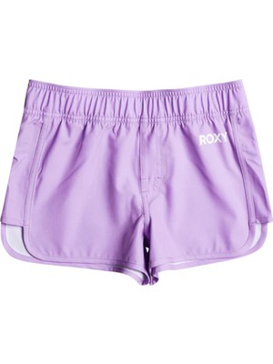 Roxy Good Waves Only Kız Çocuk Mor Boardshort