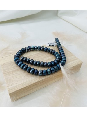 Mucize Taş Siyah Inci 10-11 mm Doğal Taş Dizi