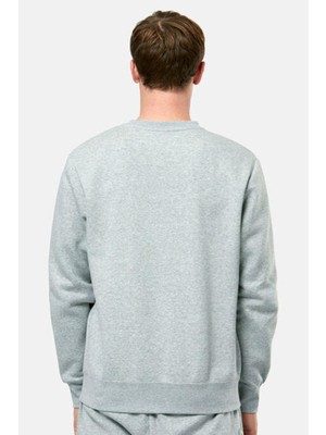 Nike Sportswear Grey Sweatshirt Şardonlu Erkek Sweatshirt Gri