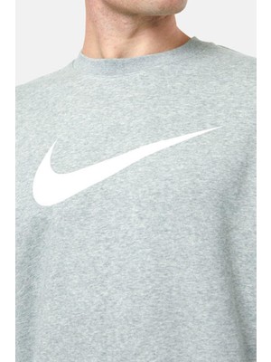 Nike Sportswear Grey Sweatshirt Şardonlu Erkek Sweatshirt Gri