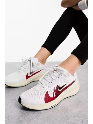 Nike Air Zoom Pegasus 40 Prm Any Running Shoes Kadın Koşu Ayakkabısı Beyaz Kırmızı