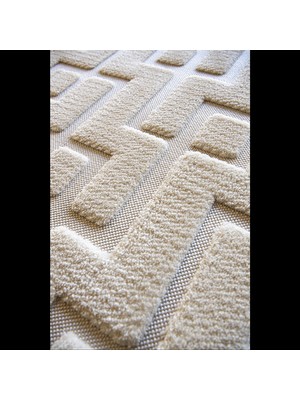 Hoom Rugs Indus 8006 Krem Iskandinav Halı