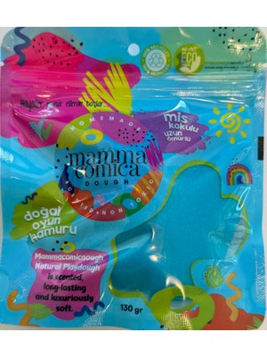 Mammacomica Dough Doğal Oyun Hamuru -  Eco/ Friendly Paket 130GR
