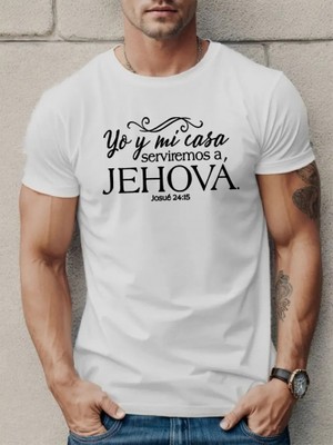 Aisha Elbise Erkek Jehova Baskılı Süprem T-Shirt