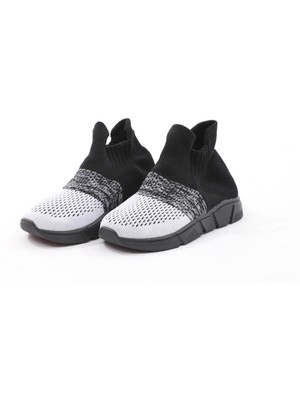 Katia & Bony Çocuk Siyah Beyaz Renk Geçişli Çorap Ayakkabı