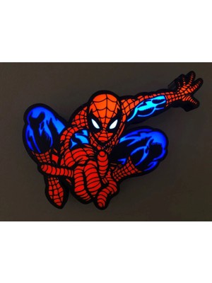 Devotech Ambiyans Işıklı Spiderman Masa Lambası