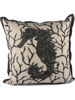 Mikasa Moor Ocean Deniz Atı Yastık Kırlent 55X55