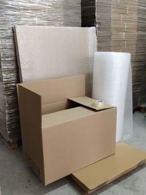 Aybaş Kağıtçılık 80X50X50 3 Adet Dopel Taşıma Kolisi Çift Oluklu Boş Koli, Taşınma Kolisi, Eşya Taşıma, Boş Koli