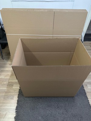 Aybaş Kağıtçılık 60X40X40Cm 3 Adet Boş Koli, Karton Kutu, Çeyiz Kutusu, Taşınma Kolisi, Toptan, Kutu Ve Ambalaj