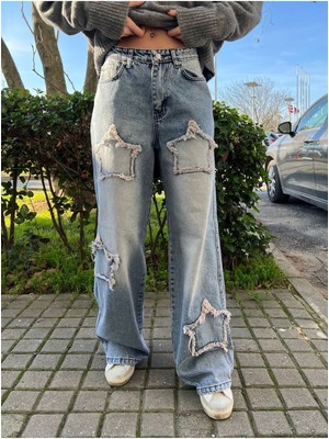 Ategewear Jean Pantolon Yıldız Batch Detay