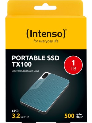Intenso External SSD 1tb TX100