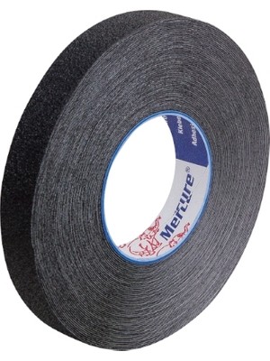 Mercure Merdiven Kaydırmaz Bant 25 mm*15 mt Siyah