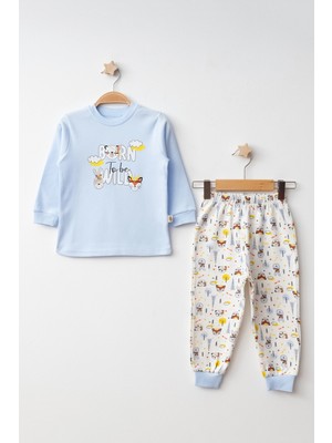 Myhanne Born To Wild Baskılı Pamuklu Pijama Takımı 45160