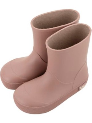 Igor Pembe Çocuk Botu W10291-010 Kauçuk Malzeme ile Düz Topuklu Rahat Kullanım