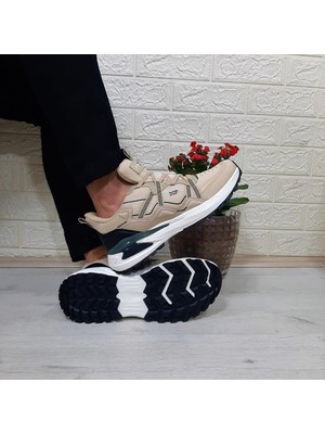 M.p. 1642 Bej Renk Memoryfoam Kaydırmaz Rahat Spor Ayakkabı