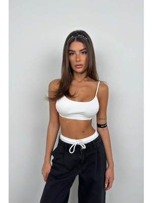 Black Fashion Sırt Dekolte Sporcu Bra